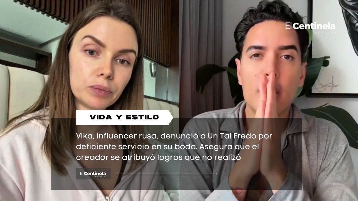 Influencer rusa acusa a Un Tal Fredo de mal servicio como wedding planner y causa polémica
