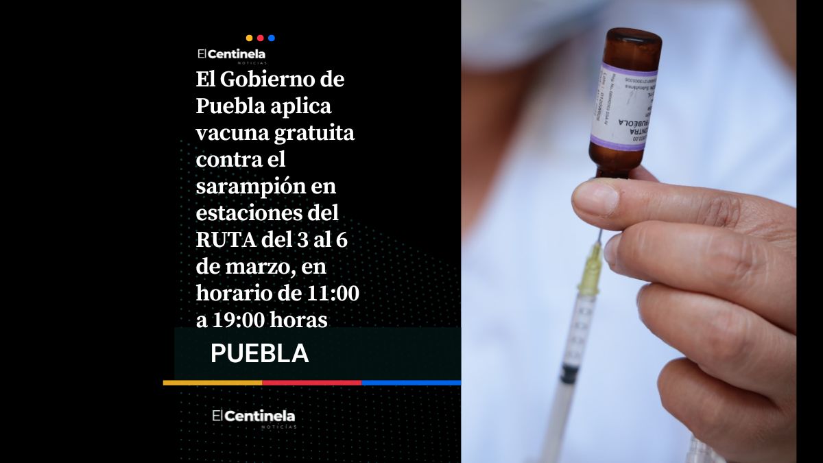 Vacuna gratis contra sarampión en estaciones del RUTA: fechas, horarios y requisitos
