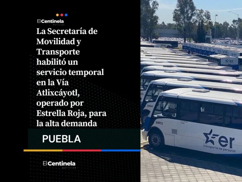 ¡Ya están aquí! Vía Atlixcáyotl estrena corredor temporal de transporte: horarios y rutas
