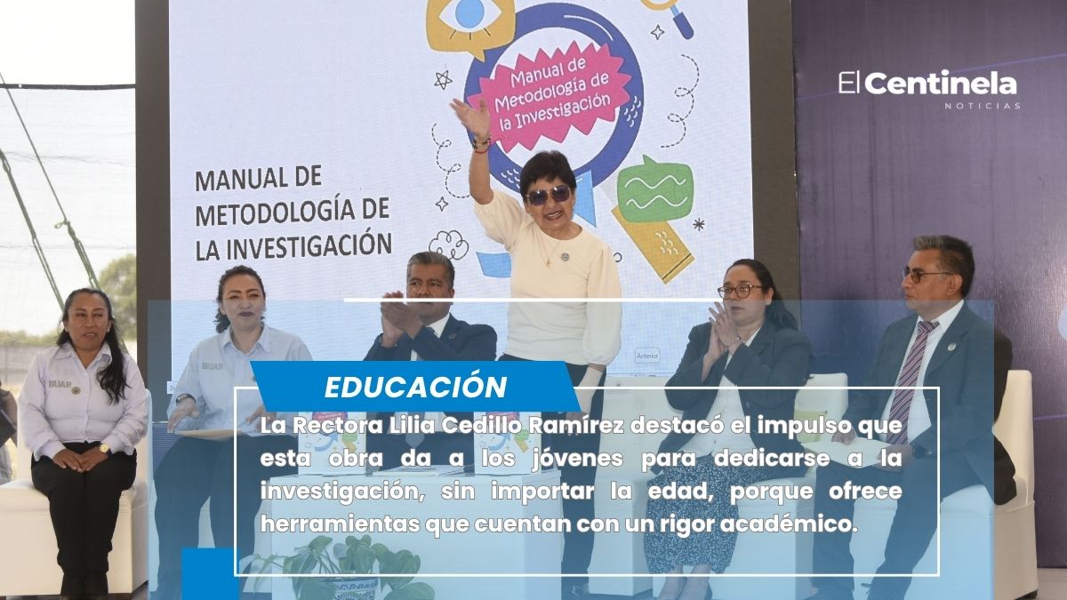 Docentes BUAP presentan el libro Metodología de la Investigación, en la sede de Acajete
