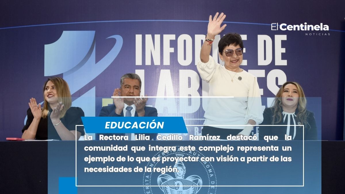 Informe de Labores en el Complejo Regional Centro