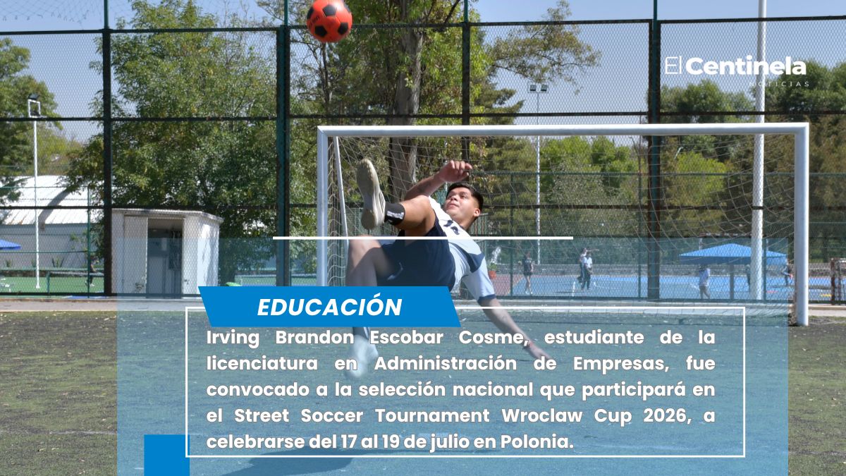 Convocan a estudiante BUAP al Street Soccer Tournament Wroclaw Cup 2026