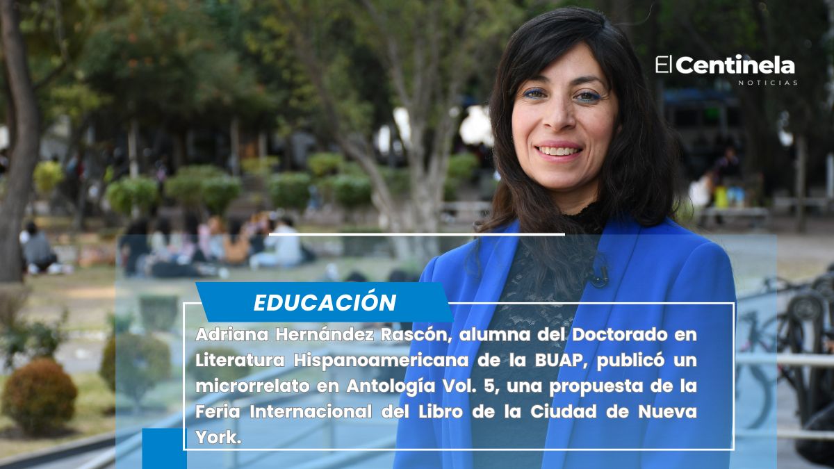 Estudiante BUAP publicó obra en feria de libro de Nueva York