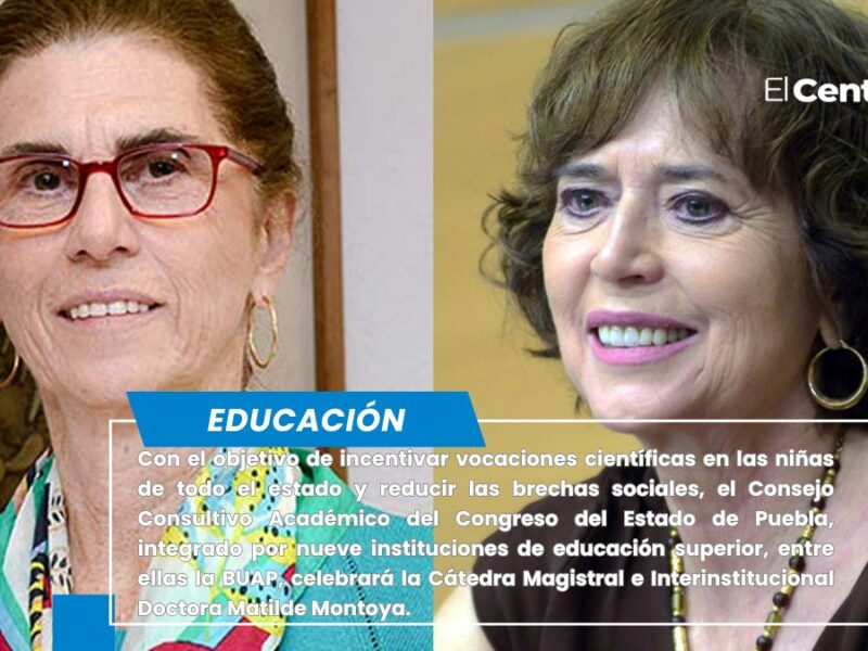 BUAP, sede de la Cátedra Magistral e Interinstitucional Dra. Matilde Montoya
