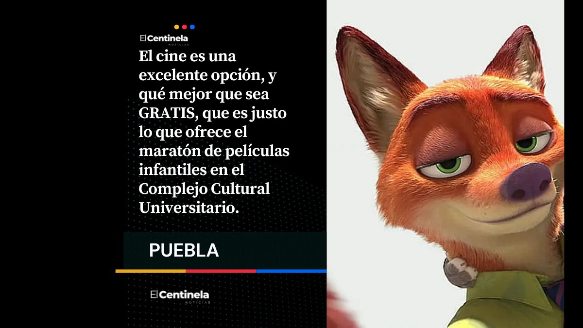Zootopia 2, Minecraft, Super Mario GRATIS en maratón de cine del CCU