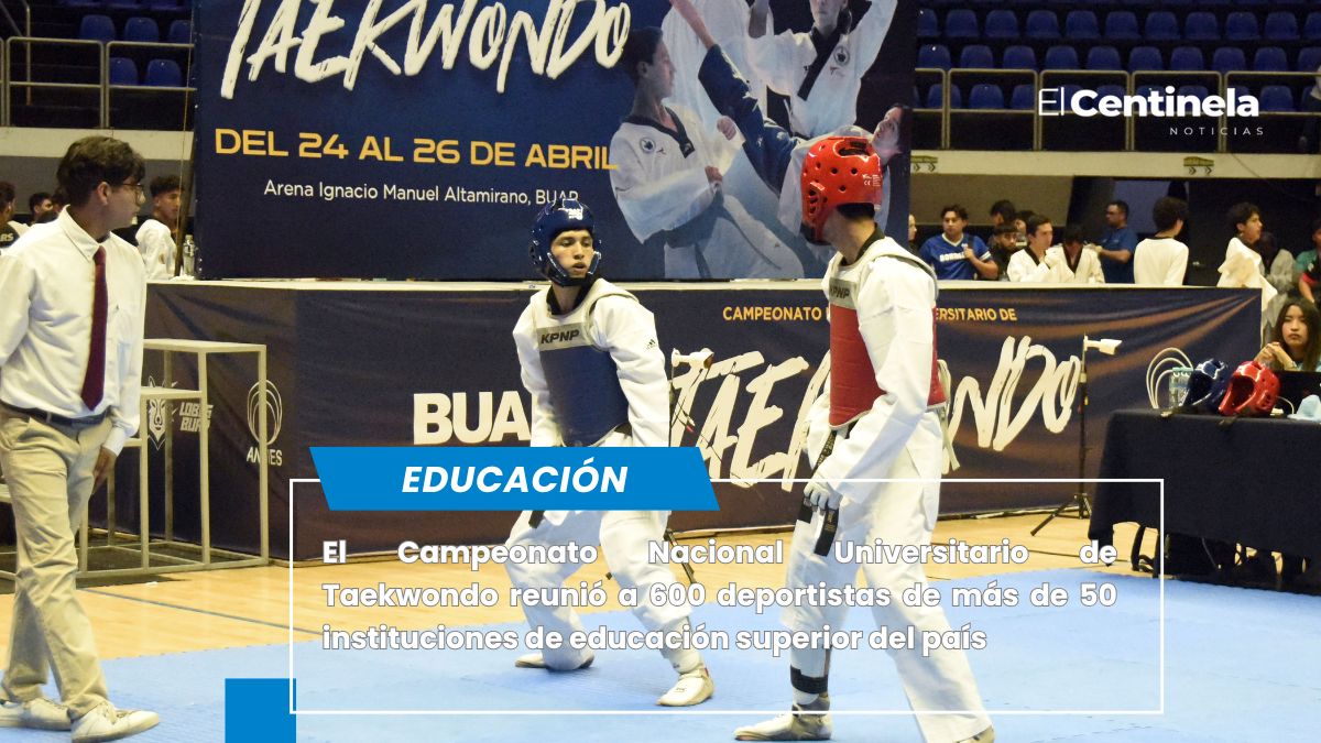 Concluye Campeonato Nacional Universitario de Taekwondo con dos medallas para BUAP