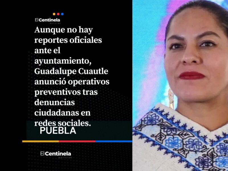 Se reforzará la seguridad en Vía Atlixcáyotl tras reporte de un tirador: Lupita Cuautle
