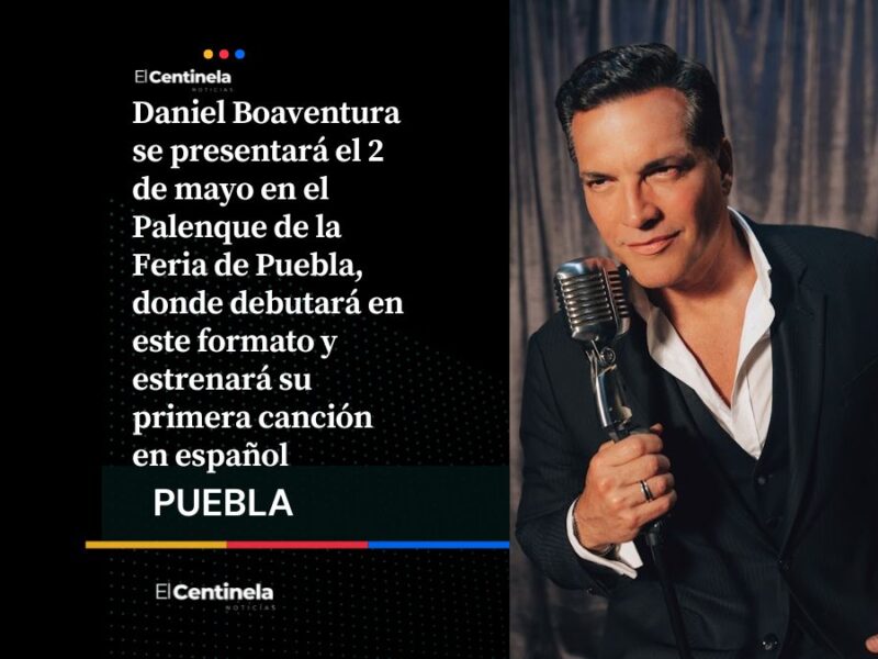 Daniel Boaventura debutará en el Palenque de la Feria de Puebla y estrenará canción en español