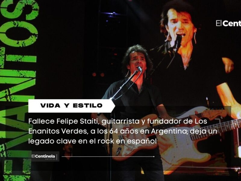 Adiós a un grande: Muere Felipe Staiti, fundador de Los Enanitos Verdes