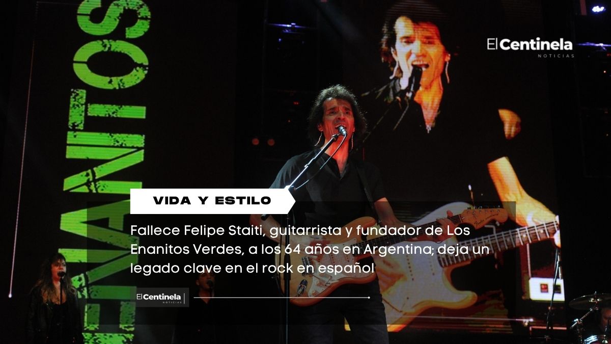 Adiós a un grande: Muere Felipe Staiti, fundador de Los Enanitos Verdes