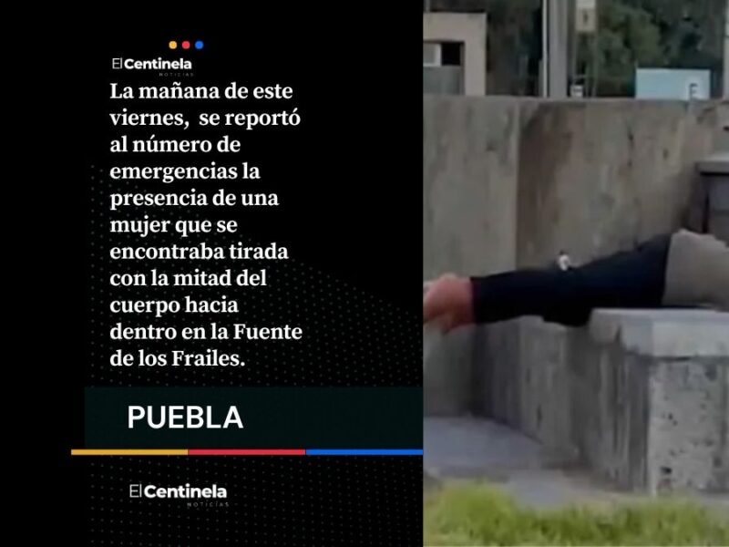 Susto en la Fuente de los Frailes: indigente se queda dormida y creyeron que estaba muerta