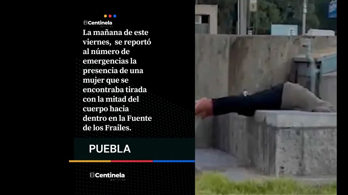 Susto en la Fuente de los Frailes: indigente se queda dormida y creyeron que estaba muerta