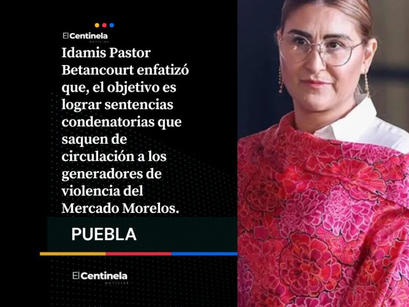 “Se están peleando la plaza”: Idamis confirma disputa criminal en el Mercado Morelos