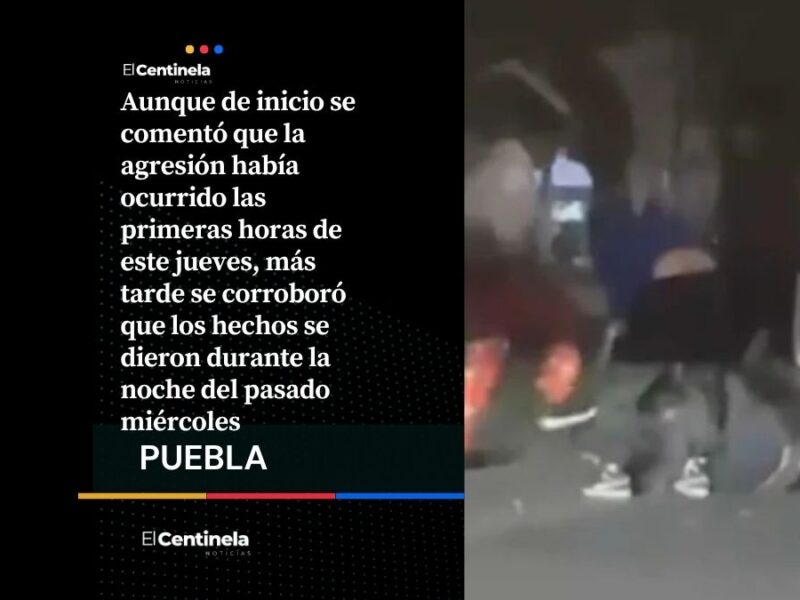 Así es como motoladrones golpearon brutalmente a joven frente a La Fayuca