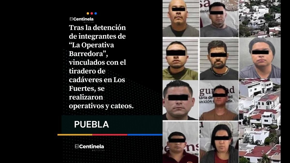 Aseguran casas de seguridad en Lomas de Angelópolis tras detención de nueve sicarios de Operativa Barredora