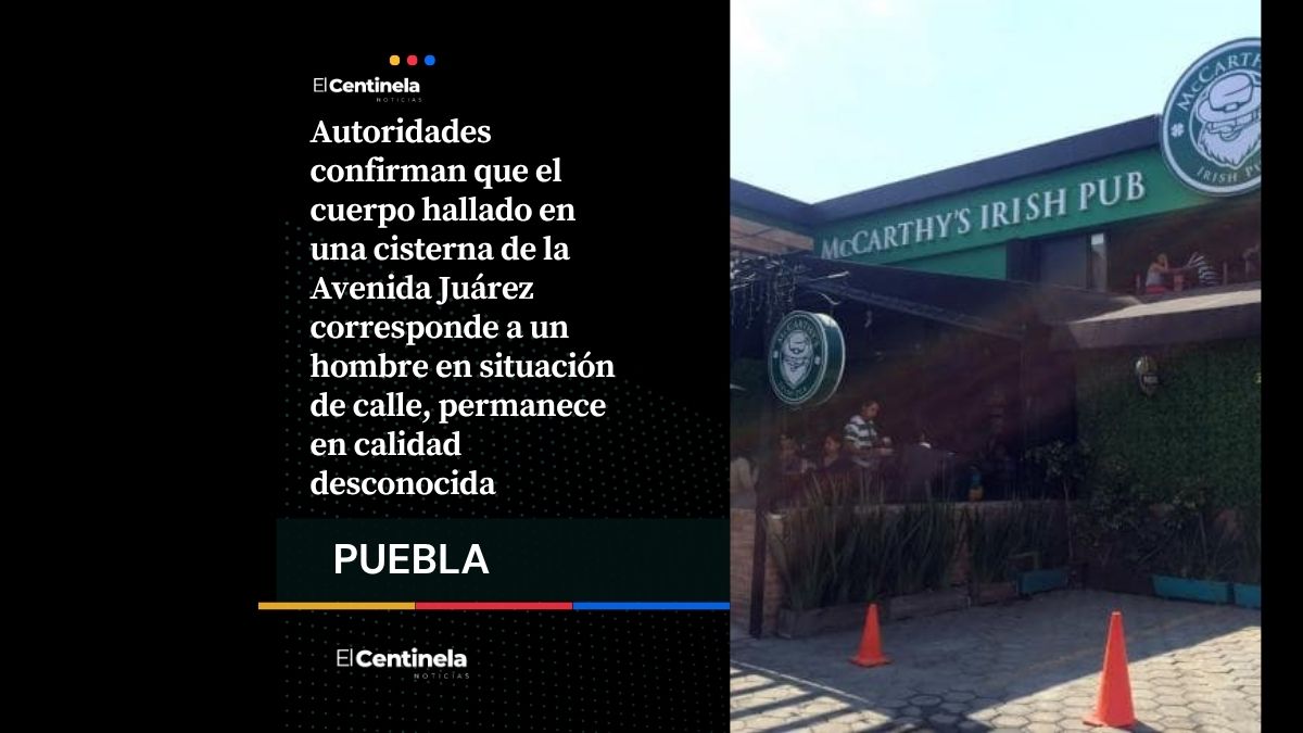 Hallan cadáver en McCarthy’s de Avenida Juárez, era un hombre en situación vulnerable