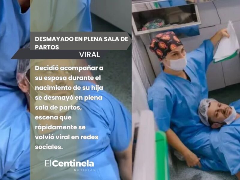 "No recuerdo nada": hombre quiso acompañar a su esposa en el parto y terminó desmayado