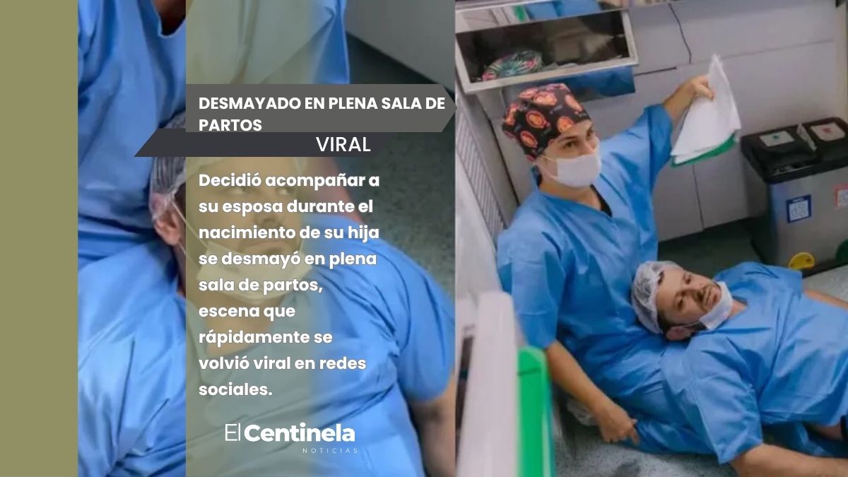 "No recuerdo nada": hombre quiso acompañar a su esposa en el parto y terminó desmayado