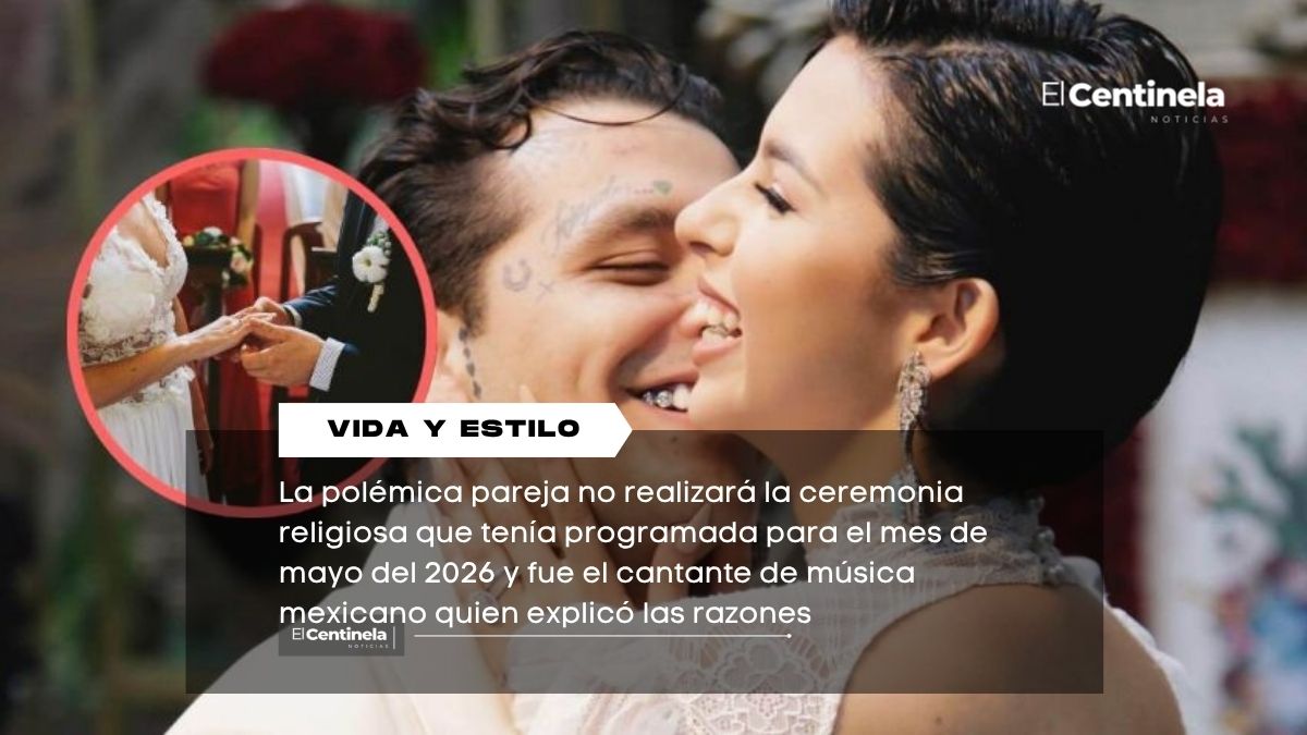Christian Nodal cancela su boda religiosa con Ángela Aguilar y revela el motivo
