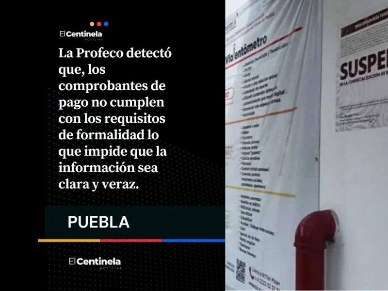 Profeco suspende CLEU del Centro Histórico de Puebla por cobros indebidos