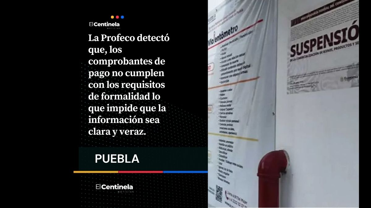 Profeco suspende CLEU del Centro Histórico de Puebla por cobros indebidos