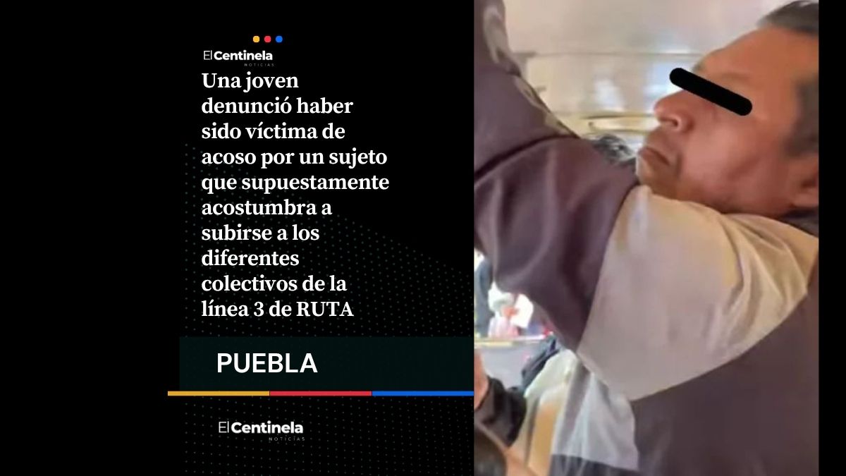 Alerta en RUTA: Exhiben a acosador que aprovecha unidades llenas para tocar a mujeres