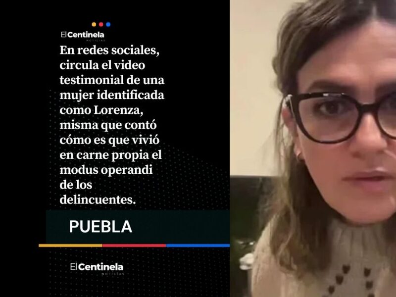 Alerta en la Recta a Cholula: poblana narra cómo le arrojaron una piedra al auto para asaltarla