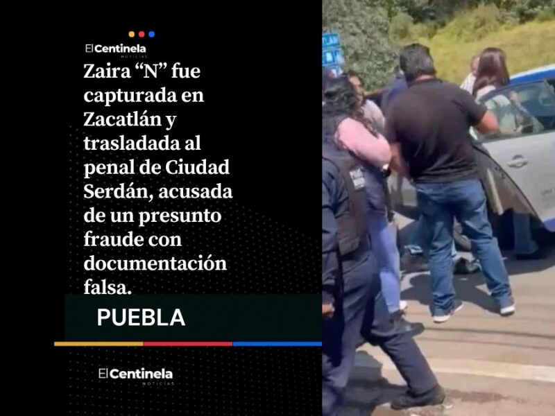 Detienen a ex reina de la Feria de la Manzana por fraude millonario en Zacatlán