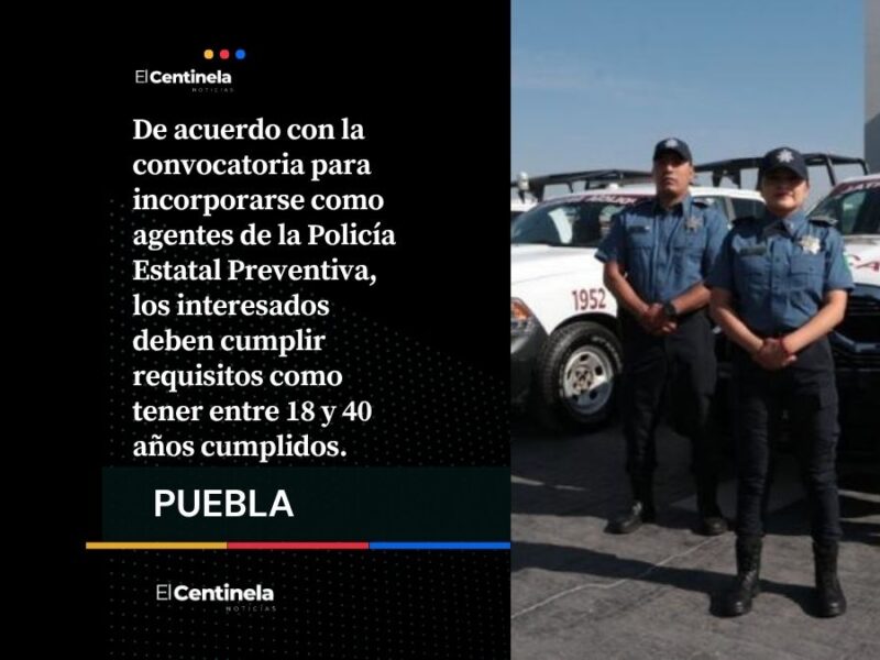 SSP Puebla recluta policías, custodios y bomberos