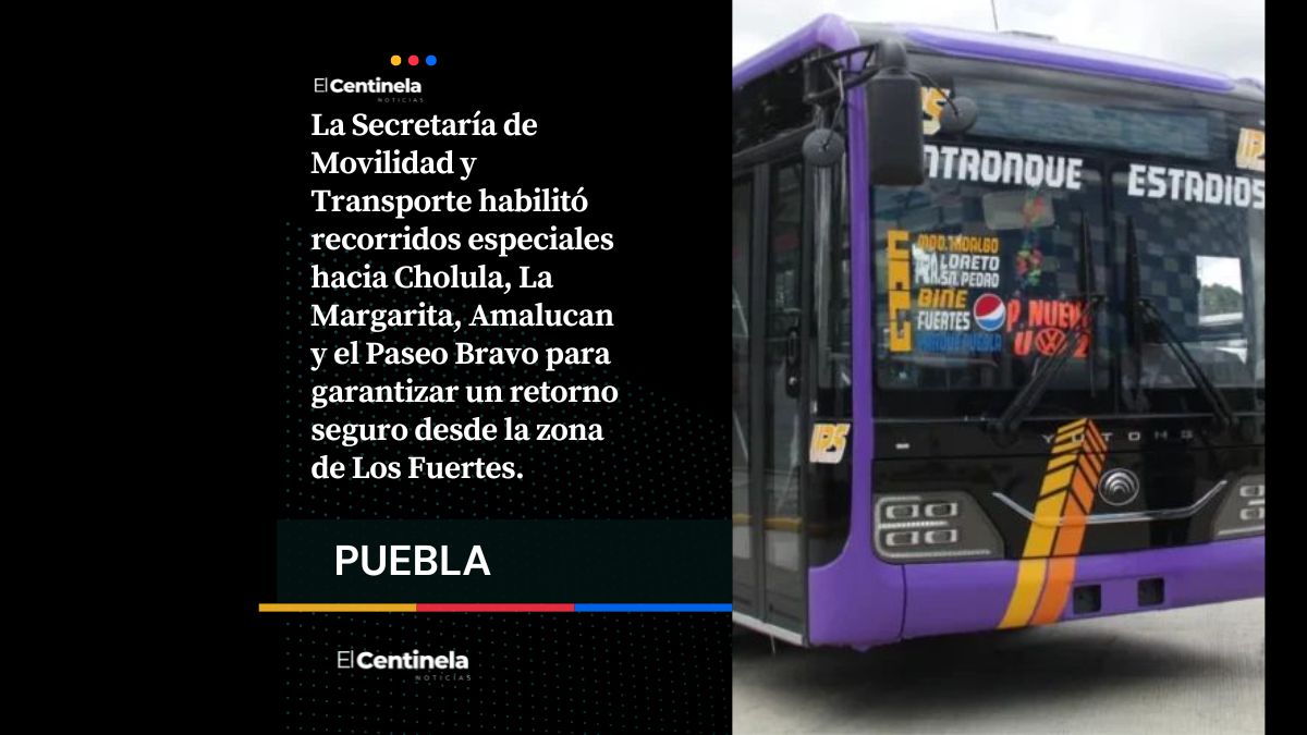 SMT lanza transporte nocturno para la Feria de Puebla: habrá cinco rutas, aquí te las explicamos