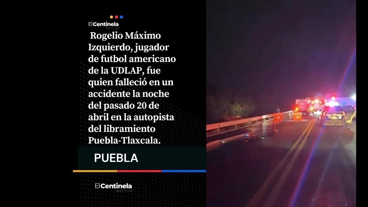 Muere jugador de la UDLAP tras choque automovilístico