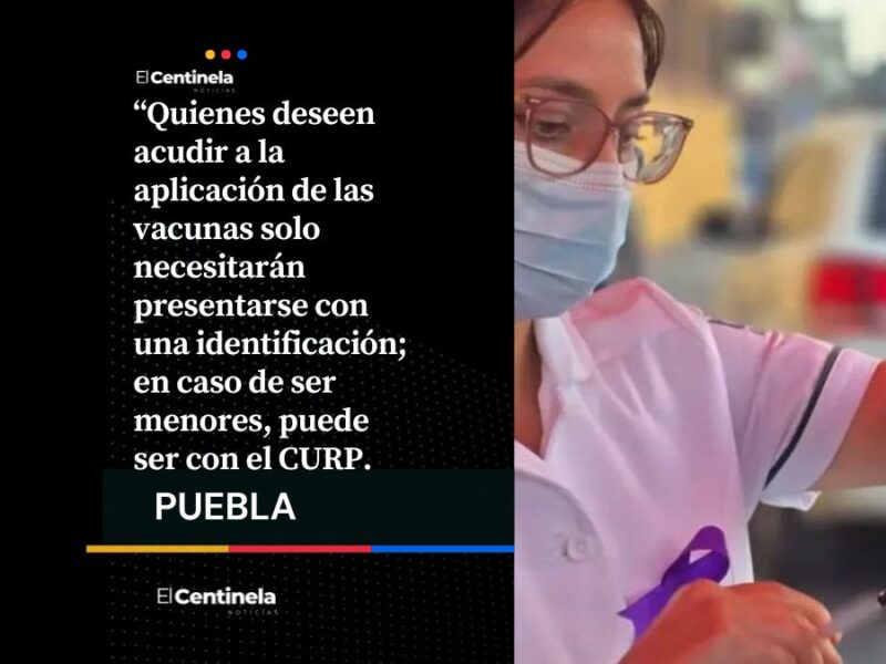 Semana Nacional de Vacunación en Puebla del 25 de abril al 2 de mayo 2026; aquí las sedes