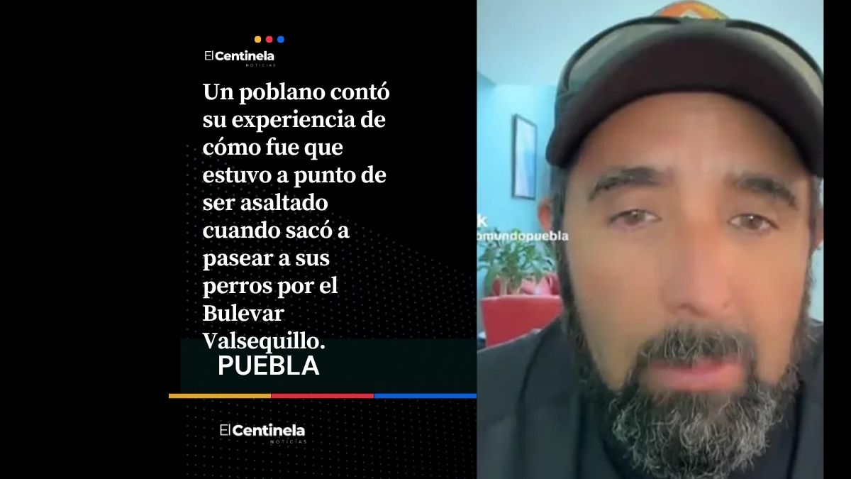 Poblano narra intento de asalto en Bulevar Valsequillo mientras paseaba a sus perros