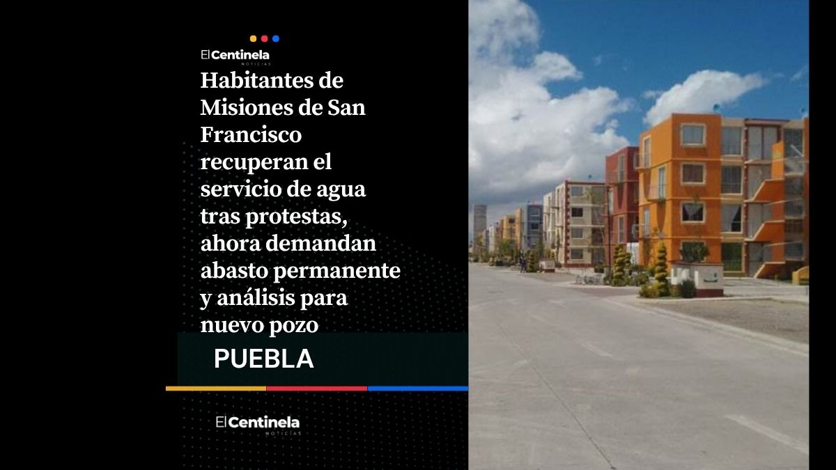 Regresa el agua a Misiones de San Francisco tras bloqueo, vecinos exigen suministro continuo