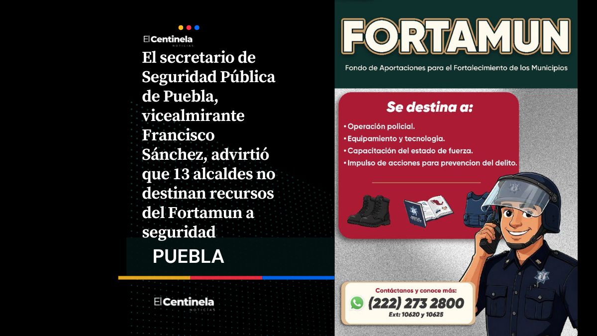 Exhiben a 13 alcaldes de Puebla por no invertir Fortamun en seguridad: “No se hagan tontos”