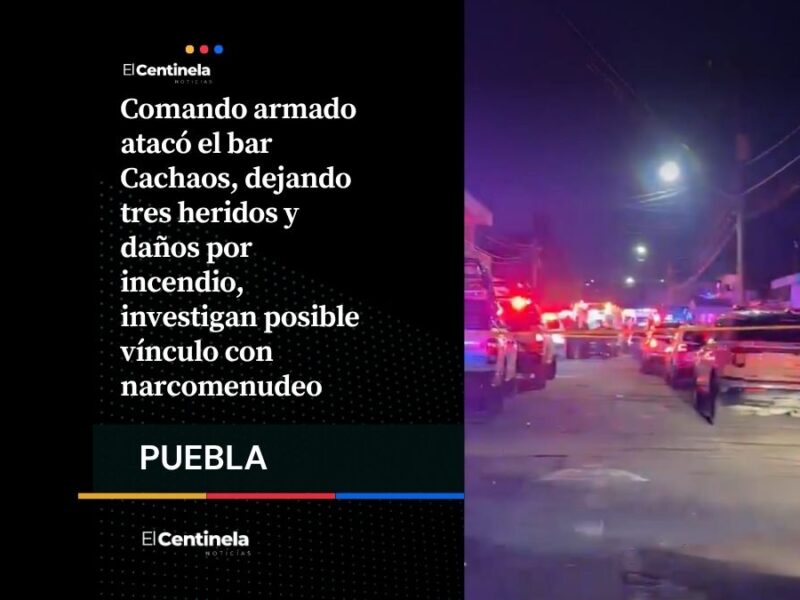 Ataque armado en bar Cachaos deja heridos, intentaron incendiar el lugar como en caso Lacoss