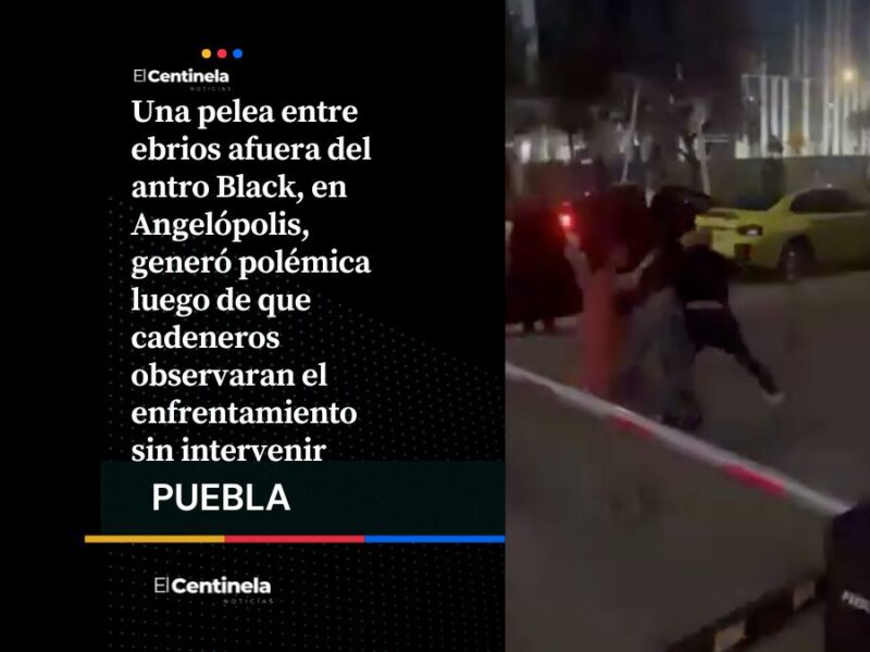 Cadeneros del Black permiten pelea entre jóvenes en Angelópolis y lanzan apuestas, ¡era uno contra uno!