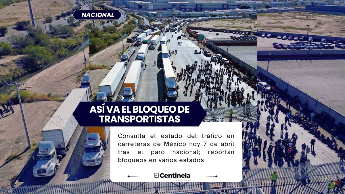Bloqueos en carreteras hoy 7 de abril: así está el tráfico tras paro de transportistas
