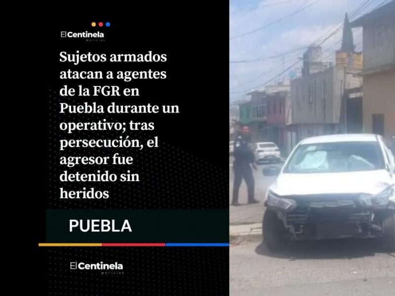 Balacera en colonia Constitución Mexicana: atacan a agentes de la FGR y detienen a agresor