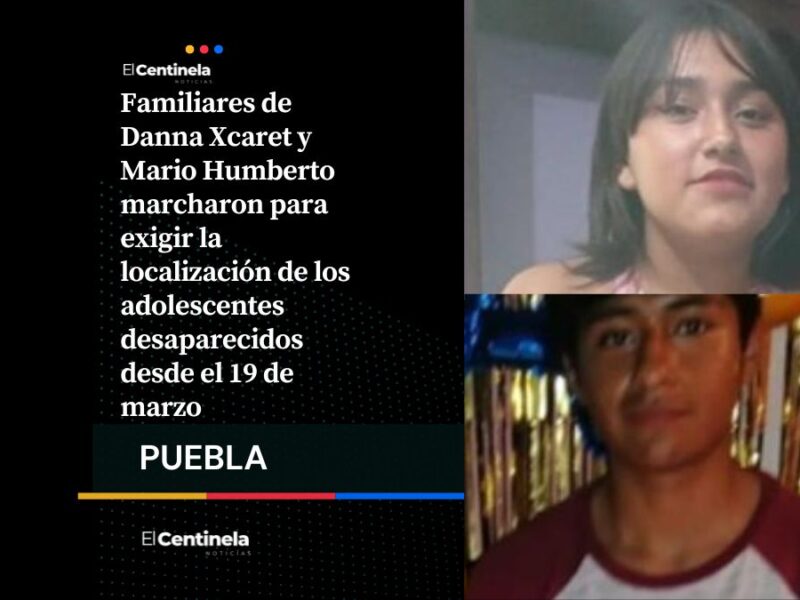¿Dónde están? Realizan manifestación para localizar a Danna y Mario, desaparecidos en marzo