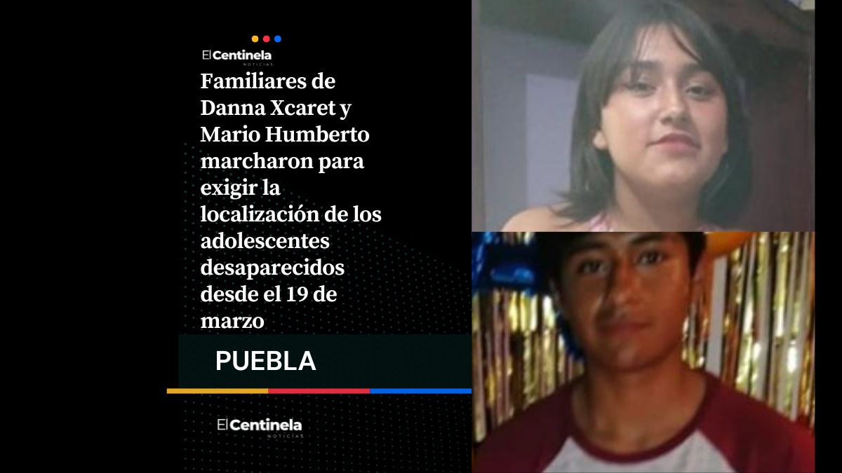 ¿Dónde están? Realizan manifestación para localizar a Danna y Mario, desaparecidos en marzo