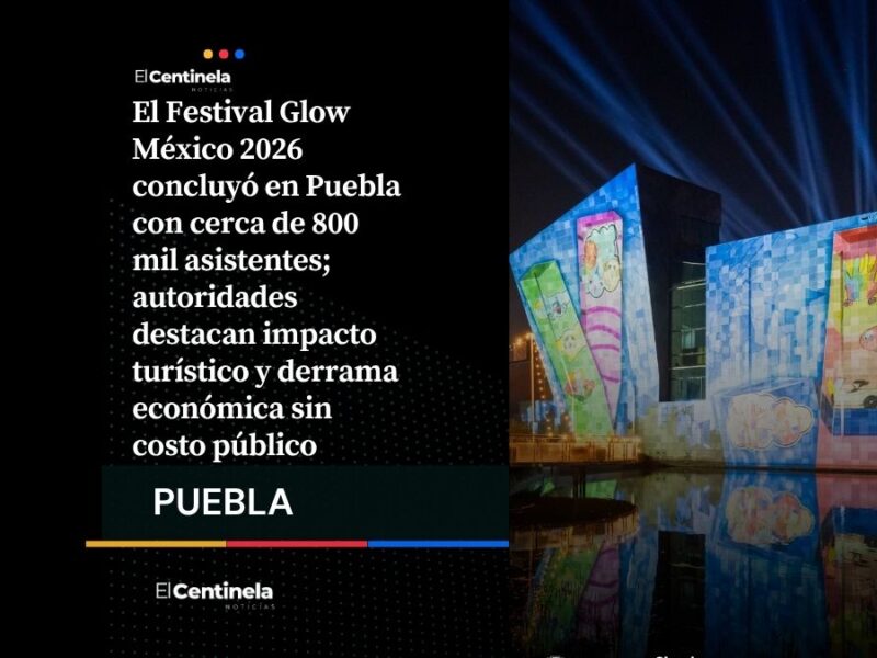 Festival Glow México 2026 cierra con 800 mil asistentes y supera expectativas