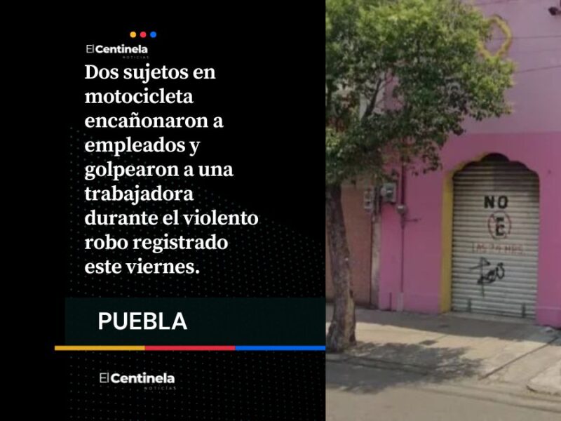 Asalto violento en Amor Platería: golpean a empleada y se llevan 200 mil en el Centro Histórico