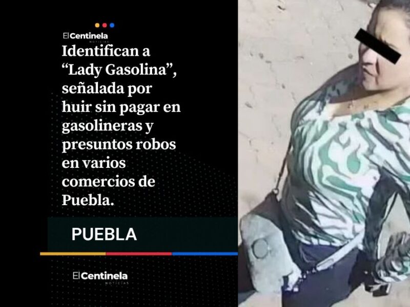 Ella es Lady Gasolina: la mujer que llena el tanque, huye sin pagar y también es fardera