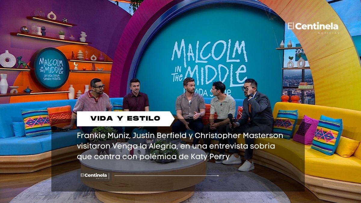 Elenco de Malcolm el de en medio visita Venga la Alegría, luego de polémica con Katy Perry