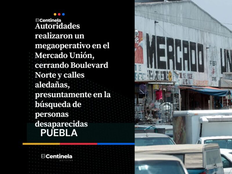 Megaoperativo en el Mercado Unión: cercan Boulevard Norte en búsqueda de desaparecidos