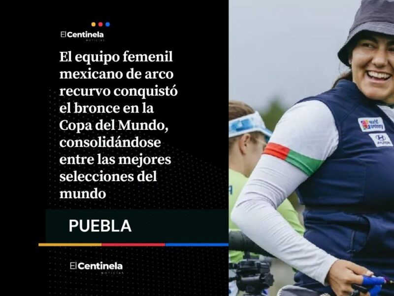 México se lleva el bronce en tiro con arco femenil en Puebla: Valencia, Vázquez y Ruiz brillan