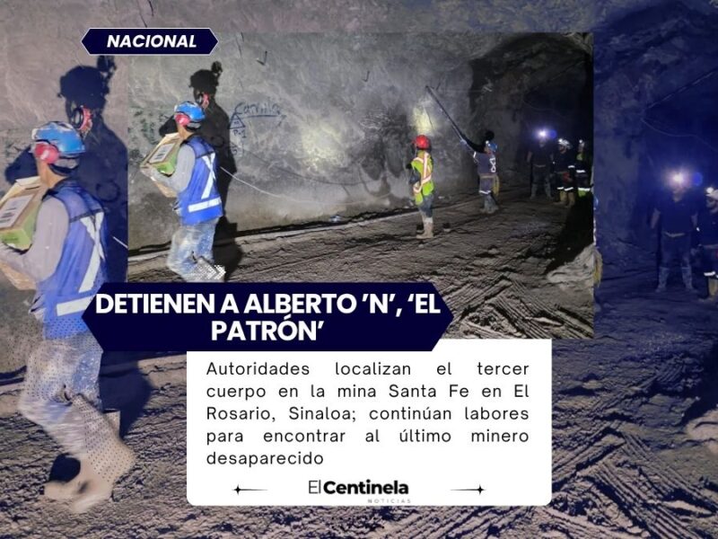 Hallan sin vida a tercer minero en Santa Fe, Sinaloa, continúa búsqueda del último trabajador