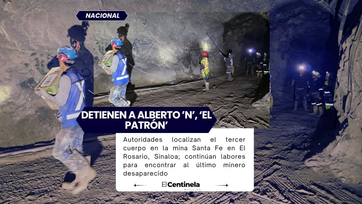 Hallan sin vida a tercer minero en Santa Fe, Sinaloa, continúa búsqueda del último trabajador