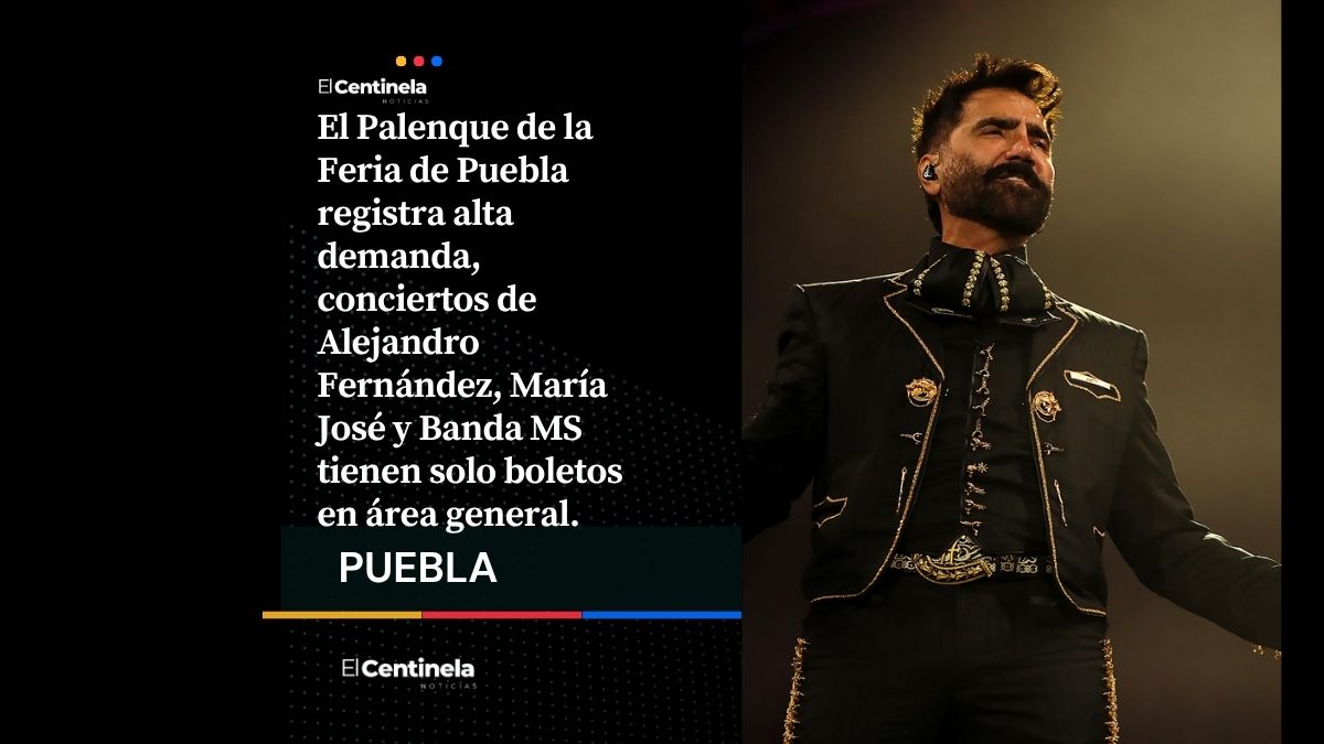 Palenque de Puebla sold out: últimos boletos para Alejandro Fernández, María José y Banda MS